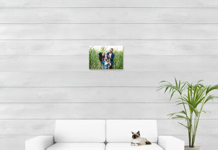 Foto op aluminium wit 45 x 30 cm