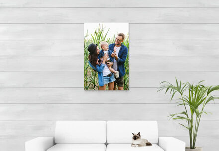 Foto op aluminium wit 60 x 90 cm