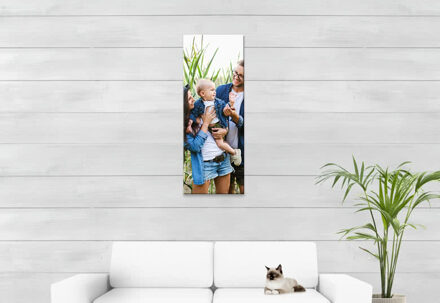 Foto op canvas 40 x 105 x 4 cm frame