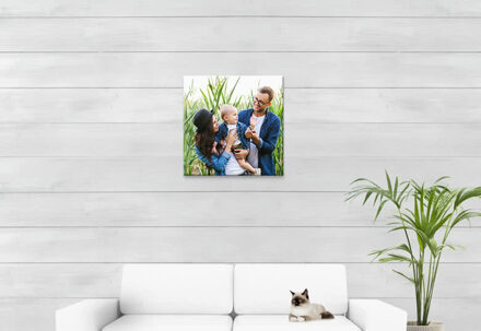 Foto op canvas 60 x 60 x 4 cm frame