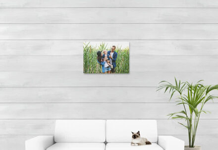 Foto op geborsteld aluminium 60 x 40 cm