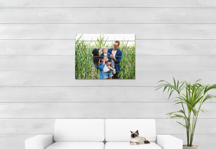 Foto op houten planken 75 x 48,8 cm