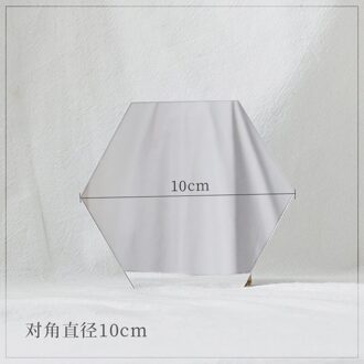 Foto Props Acryl Spiegel Reflectie Boord Reflector Fotografie Props Schieten Achtergrond Ornamenten Poseren Props AE23hexagon 10