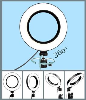 Foto Ringlicht Met Statief Telefoon Standhouder Dimbare Vullen Lamp Led Selfie Ring Licht Trepied Fotografie Verlichting Video