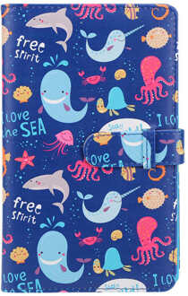 Fotoalbum 96 Zakken Instant Camera Fotoalbum Voor Verzamelen Film Tickets Tickets Visitekaartjes Etc oceaan World