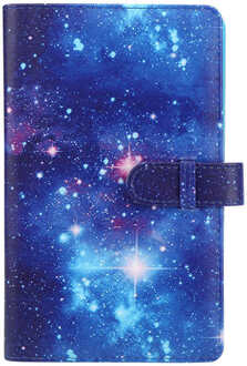 Fotoalbum 96 Zakken Instant Camera Fotoalbum Voor Verzamelen Film Tickets Tickets Visitekaartjes Etc Shining sterrenhemel lucht