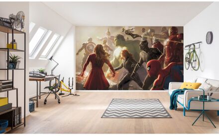 Fotobehang - Avengers Final Battle 500x280cm - Vliesbehang Multikleur