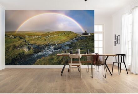 Fotobehang - Coloured Faeroer 450x280cm - Vliesbehang Multikleur