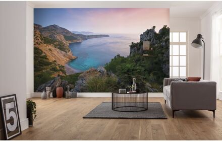 Fotobehang - Emerald Cove 400x250cm - Vliesbehang Multikleur