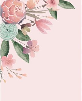 Fotobehang - Fleur Bisou 200x250cm - Vliesbehang Multikleur