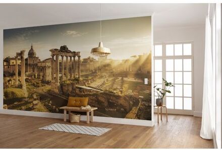 Fotobehang - Forum Romanum 500x280cm - Vliesbehang Multikleur