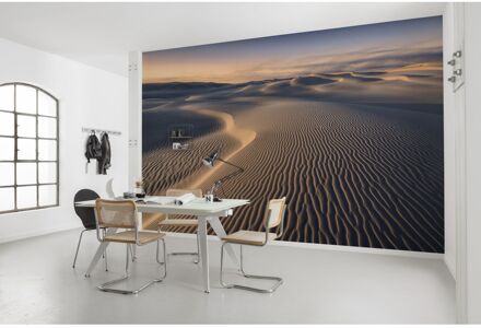 Fotobehang - Glowing Lines 450x280cm - Vliesbehang Multikleur