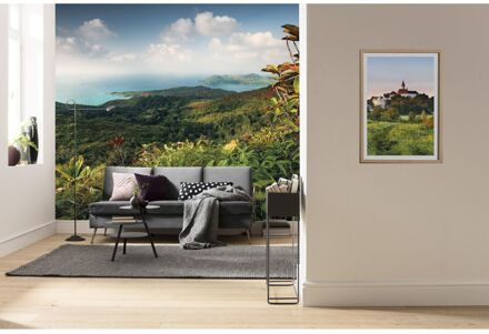 Fotobehang - Heavens Balcony 450x280cm - Vliesbehang Multikleur