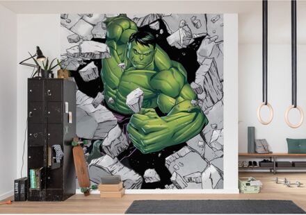 Fotobehang - Hulk Breaker 250x280cm - Vliesbehang Multikleur