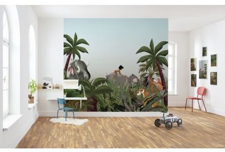 Fotobehang - Jungle Book 300x280cm - Vliesbehang Multikleur