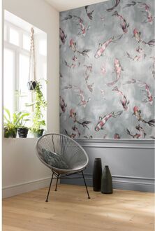 Fotobehang - Koi 300x280cm - Vliesbehang Multikleur