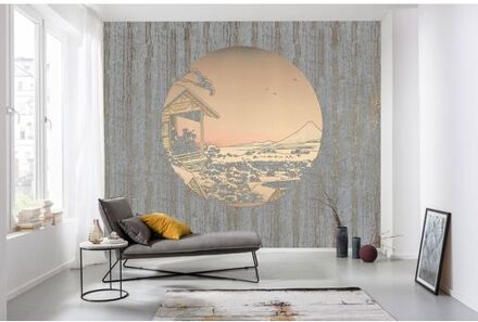 Fotobehang - Land of Gold 300x280cm - Vliesbehang Multikleur