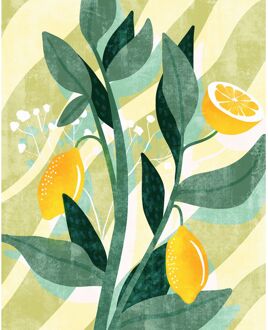 Fotobehang - Lemon Fresh 200x250cm - Vliesbehang Multikleur