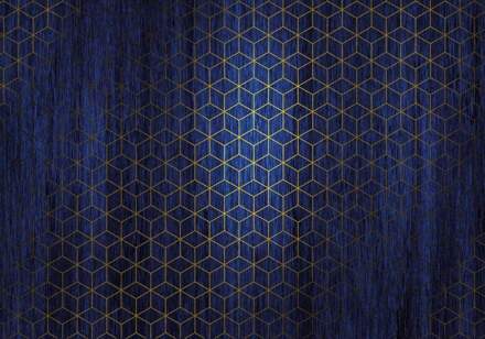 Fotobehang - Mystique Bleu 400x280cm - Vliesbehang Multikleur