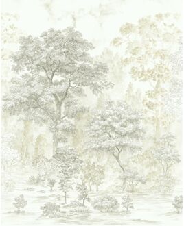 Fotobehang - Noble Trees 200x250cm - Vliesbehang Multikleur