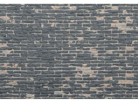 Fotobehang - Painted Bricks 368x248cm - Vliesbehang Multikleur