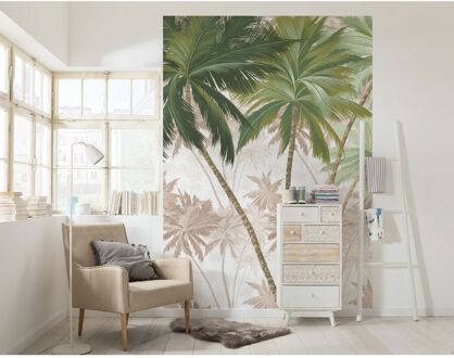 Fotobehang - Palmera 200x280cm - Vliesbehang Multikleur