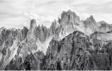 Fotobehang - Peaks 400x250cm - Vliesbehang Multikleur