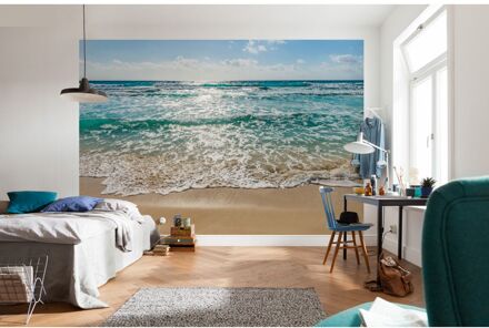 Fotobehang - Seaside 368x254cm - Papierbehang Multikleur