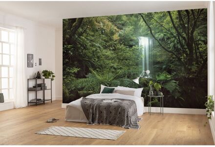 Fotobehang - Secret Veil 450x280cm - Vliesbehang Multikleur