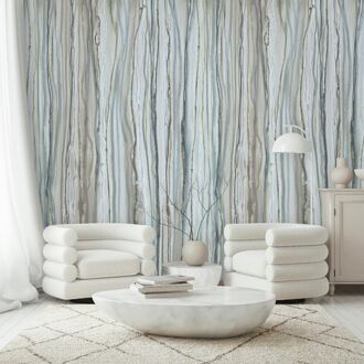 Fotobehang Smart Art Gallery 46938 - Mintgroen - Grijs - Taupe - 2,70m X 53cm