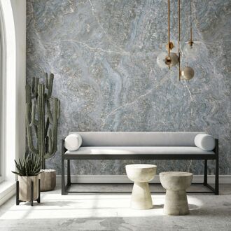 Fotobehang Smart Art Gallery 46957 - Blauw - Grijs - 2,70m X 53cm