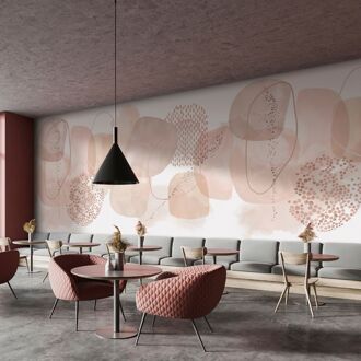 Fotobehang Smart Art Gallery 46978 - Lichtroze - Roze - 2,70m X 212cm