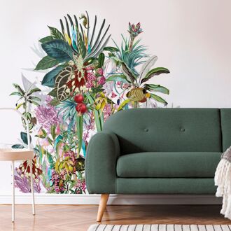 Fotobehang Smart Art Gallery 47321 - Groen - Roze - Blauw - Geel - Rood - 3,40m X 265cm