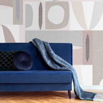 Fotobehang Smart Art Gallery 47374 - Grijs-beige - Lichtgrijs - Taupe - 3,40m X 265cm