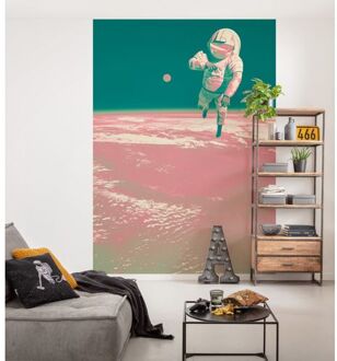 Fotobehang - Spacewalk 200x280cm - Vliesbehang Multikleur