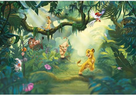 Fotobehang - The Lion King Jungle 368x254cm - Papierbehang Multikleur