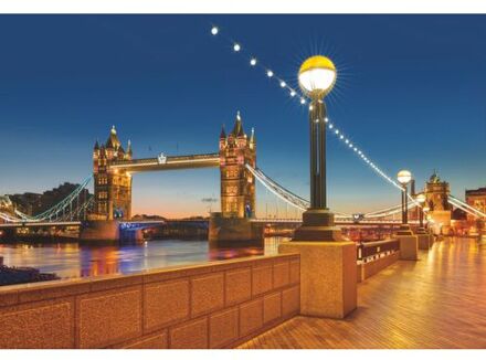 Fotobehang - Tower Bridge 368x254cm - Papierbehang Multikleur