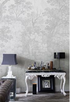 Fotobehang Vanilla Lime 14173 - Wit - Grijs - 2,70m X 450cm