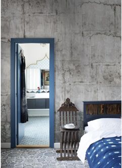 Fotobehang Vanilla Lime 14332 Oude Betonnen Muur - Greige - 2,70m X 300cm