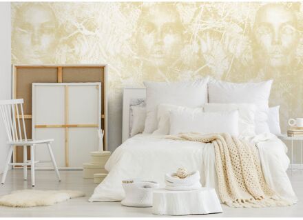 Fotobehang Vanilla Lime 14351 - Wit - Goud - 2,70m X 450cm