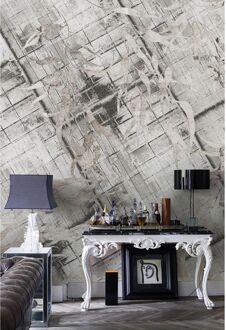 Fotobehang Vanilla Lime 14357 - Grijs - Wit - 2,70m X 450cm