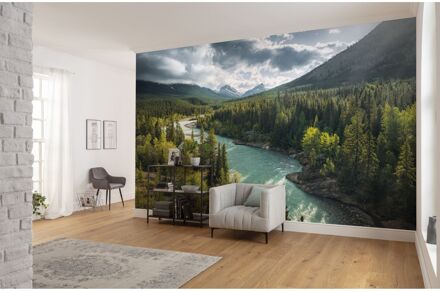 Fotobehang - Wild Canada 450x280cm - Vliesbehang Multikleur