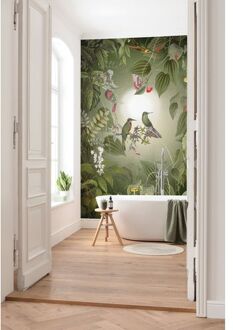 Fotobehang - Wildlife Birds 200x250cm - Vliesbehang Multikleur