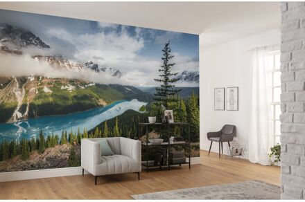 Fotobehang - Wonderland Canada 450x280cm - Vliesbehang Multikleur