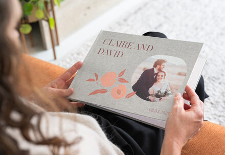 Fotoboek L liggend linnen fotokaft