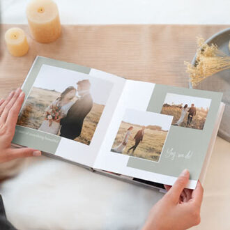 Fotoboek L vierkant harde linnen fotokaft