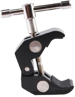 Fotografia Monopod Handvat Clip Beugel Crab Claw Klem Statief Fotografie Flash Studio Apparatuur Roterende Tang Tang Voor Camera