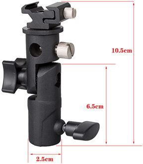 Fotografie Accessoires Flitslicht Beugel Stand Speedlite Houder Adapter 1/4 "3/8" Mount Shoe Fotografie Flash Triopod
