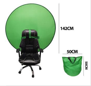 Fotografie Achtergrond Achtergrond Vouwen Groen Scherm Chromakey Cromakey Achtergrond Doek Voor Foto Studio Video Opname 142cm een kant