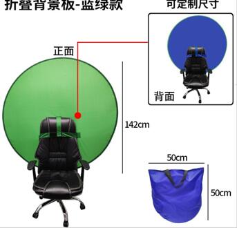 Fotografie Achtergrond Achtergrond Vouwen Groen Scherm Chromakey Cromakey Achtergrond Doek Voor Foto Studio Video Opname 142cm two kant